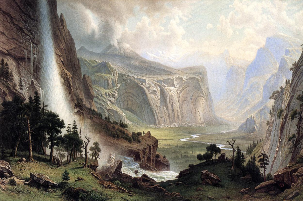Каскадный водопад, Йосемити