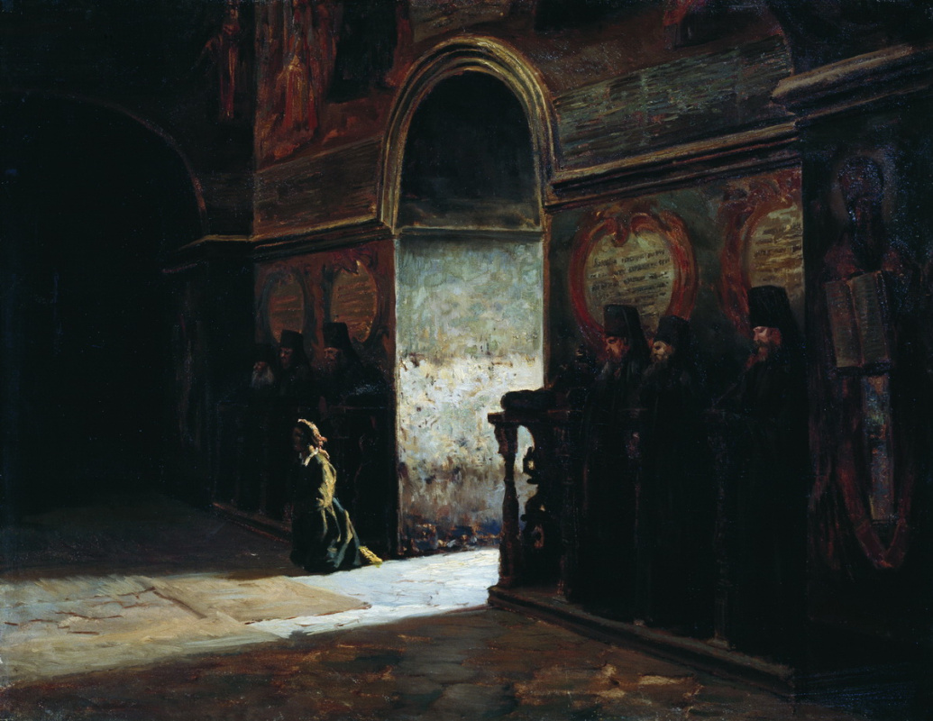 Николай Александрович Ярошенко. В монастыре Киево-Печерской лавры