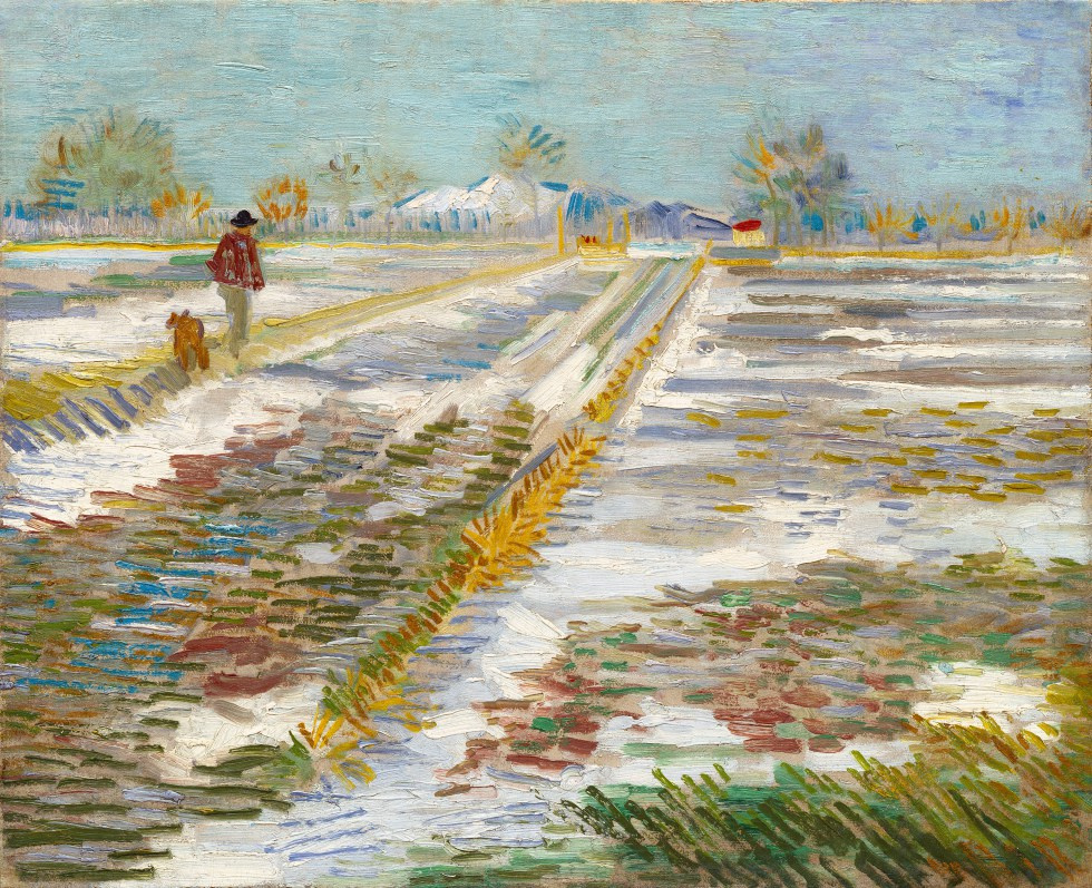 Винсент Ван Гог. Пейзаж со снегом