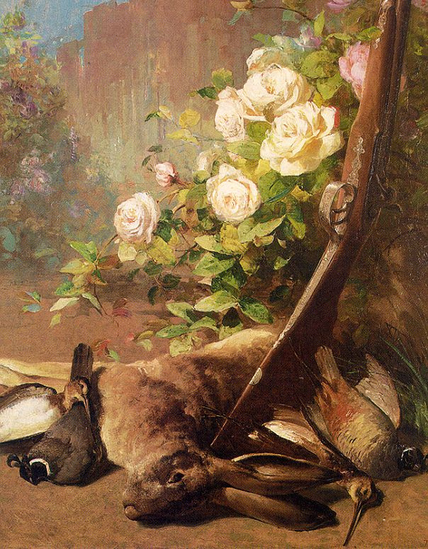 Томас Хилл. Белые розы