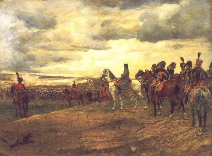 Жан-Луи-Эрнест Месонье. Наполеон наблюдает за сражением при Фридланде