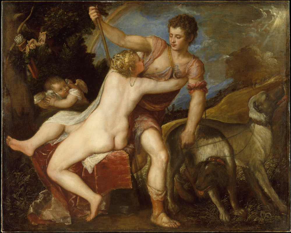 Тициан Вечеллио. Венера и Адонис