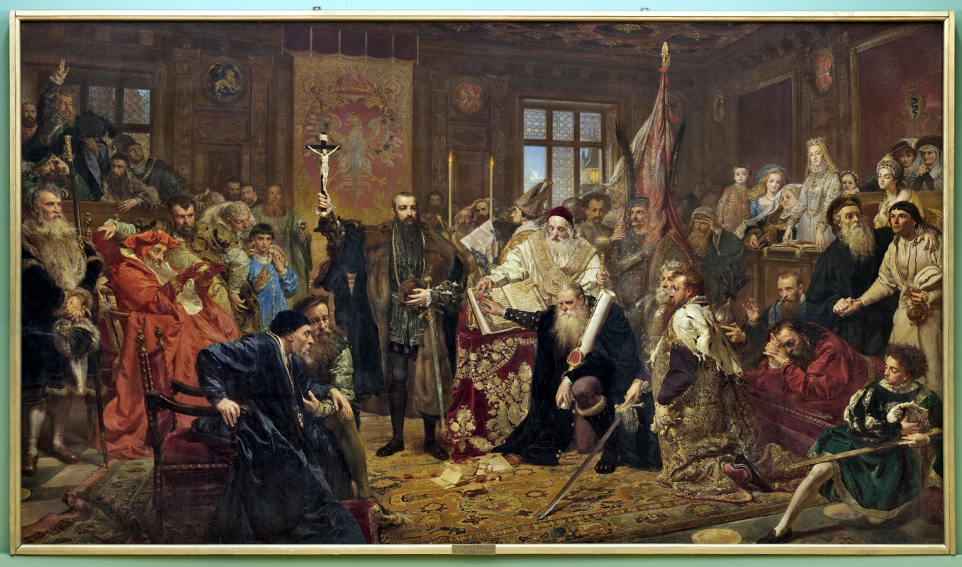 Подписание Люблинского союза между Королевством Польши и Великим княжеством Литовским (Люблинская или Брестская уния)
