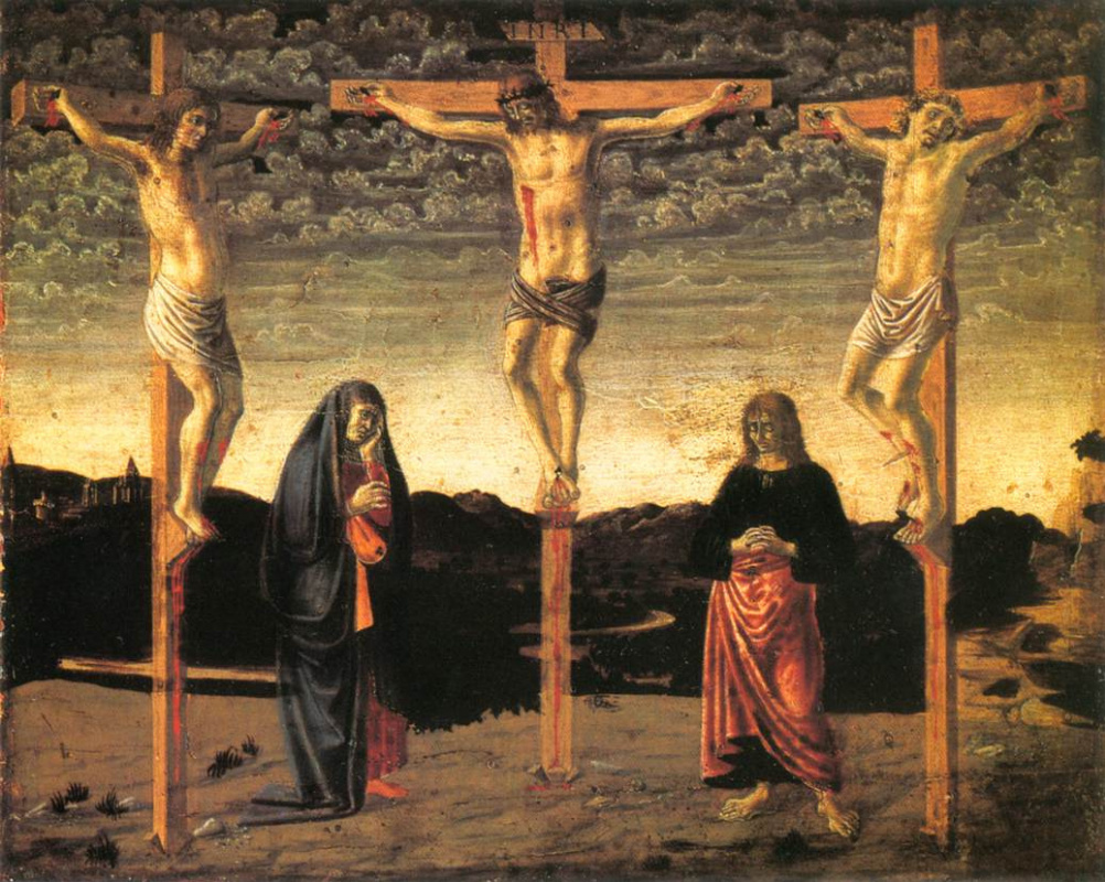 Андреа дель Кастаньо. Распятие на кресте