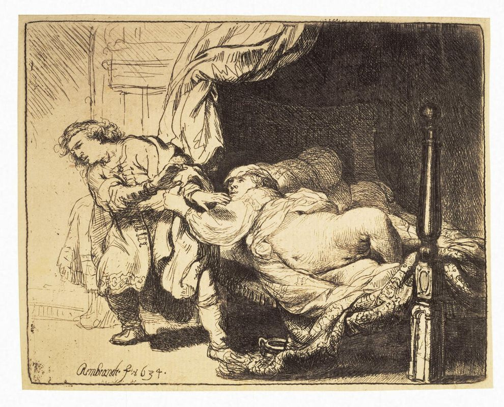 Рембрандт Харменс ван Рейн. Иосиф и жена Потифара