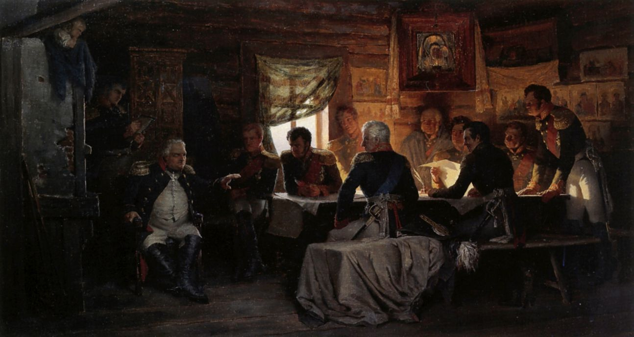 Алексей Данилович Кившенко. Военный совет в Филях в 1812 году