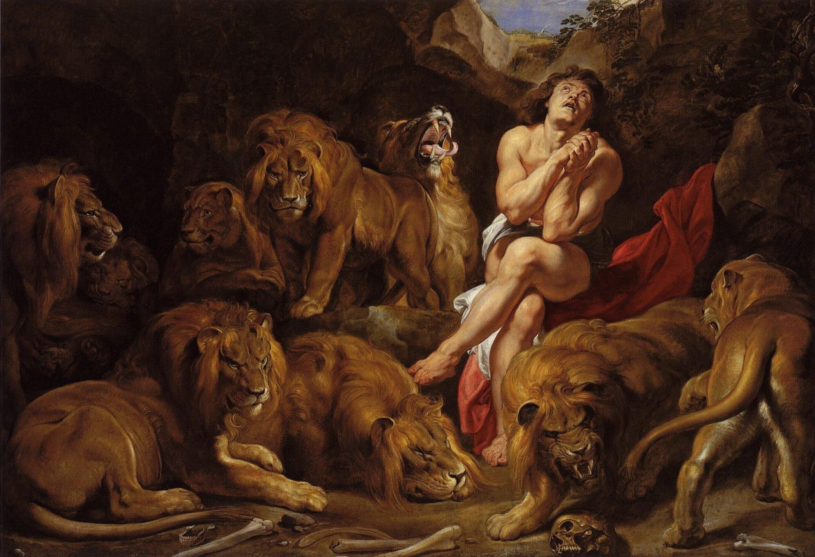 Питер Пауль Рубенс. Даниил в яме со львами