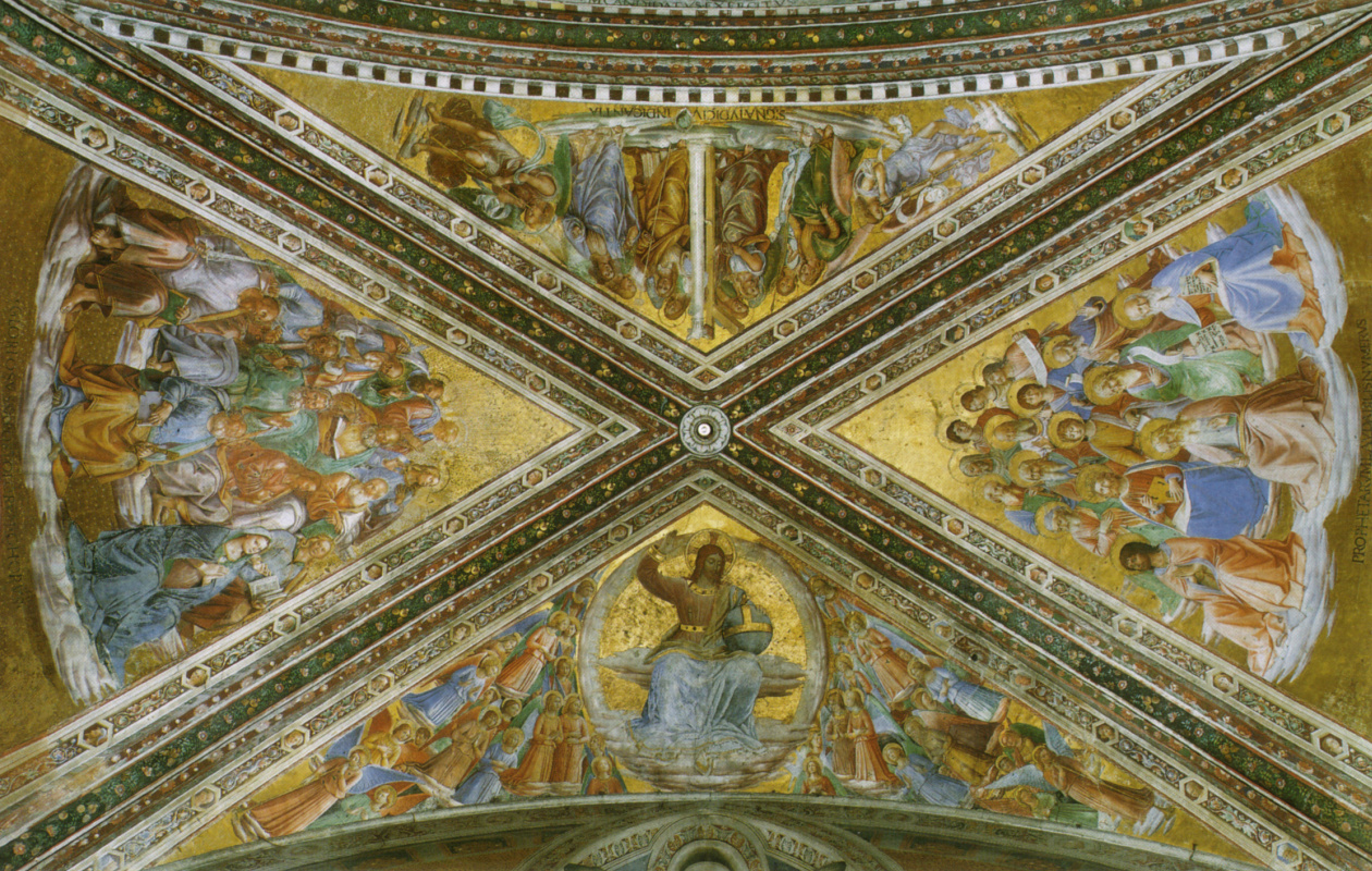 Фра Беато Анджелико. Роспись потолка капеллы Мадонны ди Сан-Бризио в Орвието, Италия