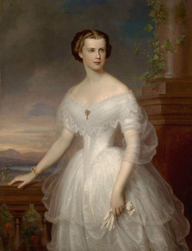 Франц Шротцберг. Императрица Елизавета Австрийская, герцогиня Баварская - невеста императора Франца 