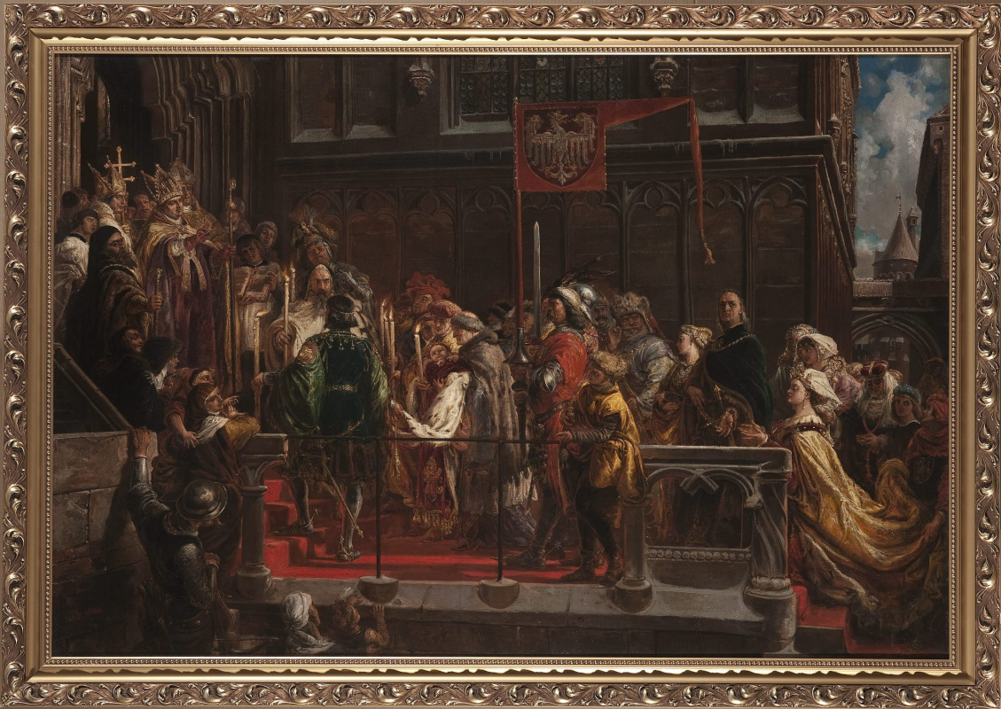 Крещение Владислава III Варнечика в Польше 18 февраля 1425 года