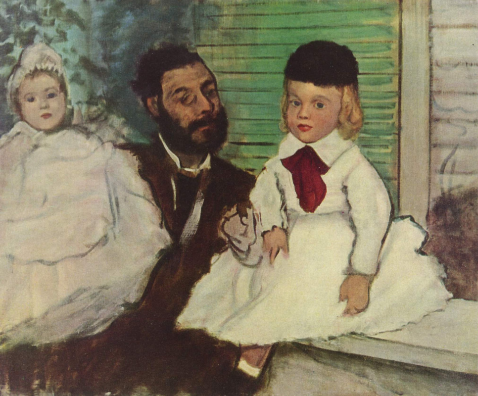 Эдгар Дега. Граф Лепик с дочерьми