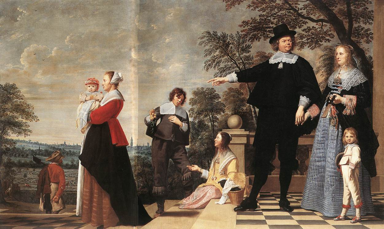 Якоб ван Ост Старший. Портрет семьи Брюгге
