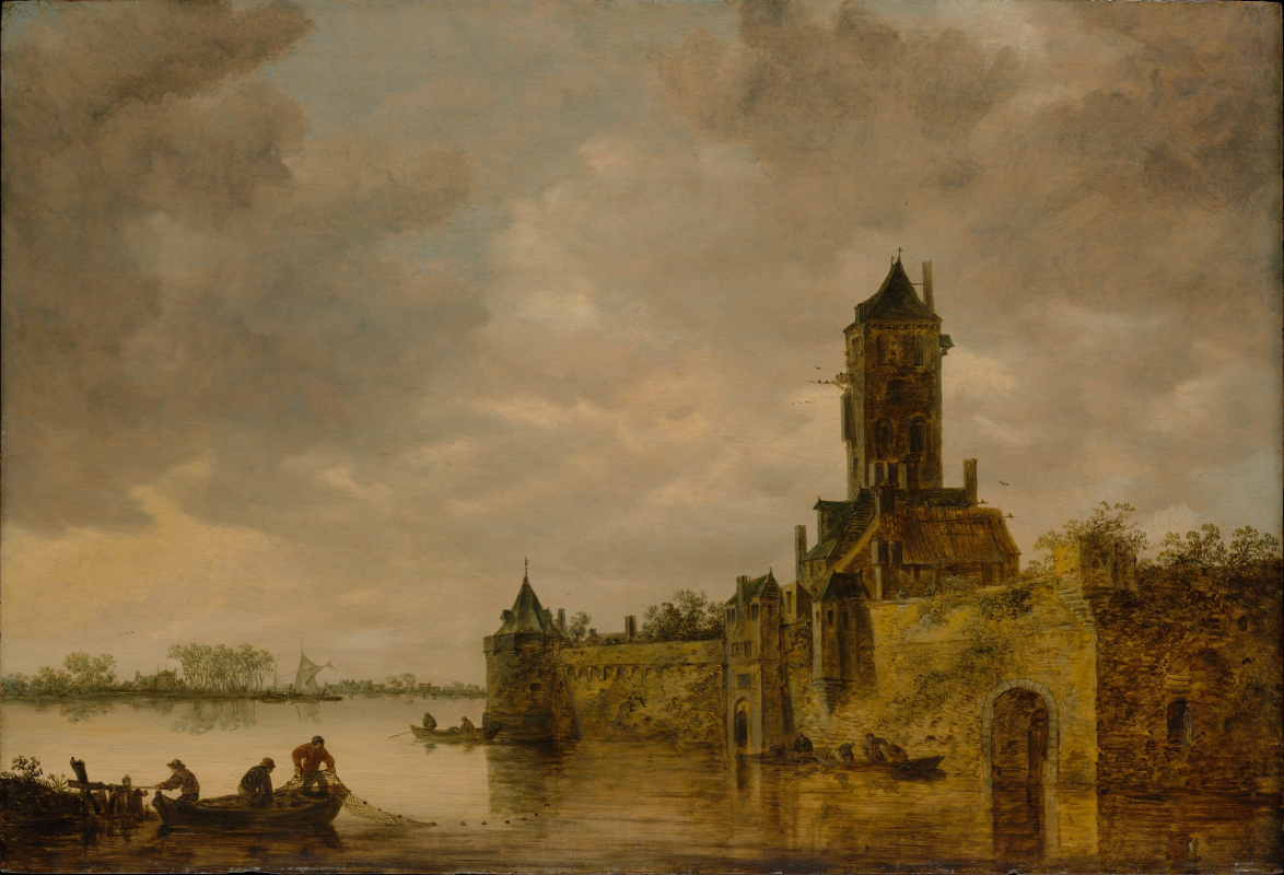 Ян ван Гойен. Замок на реке