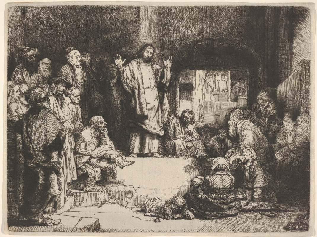 Рембрандт Харменс ван Рейн. Проповедь Христа
