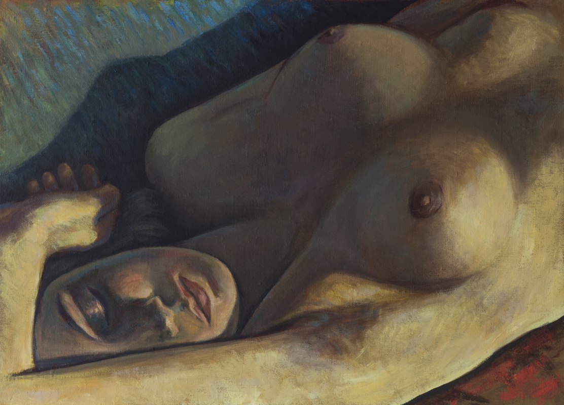 Azat Agassievich Pogosian. Femme nue dormant