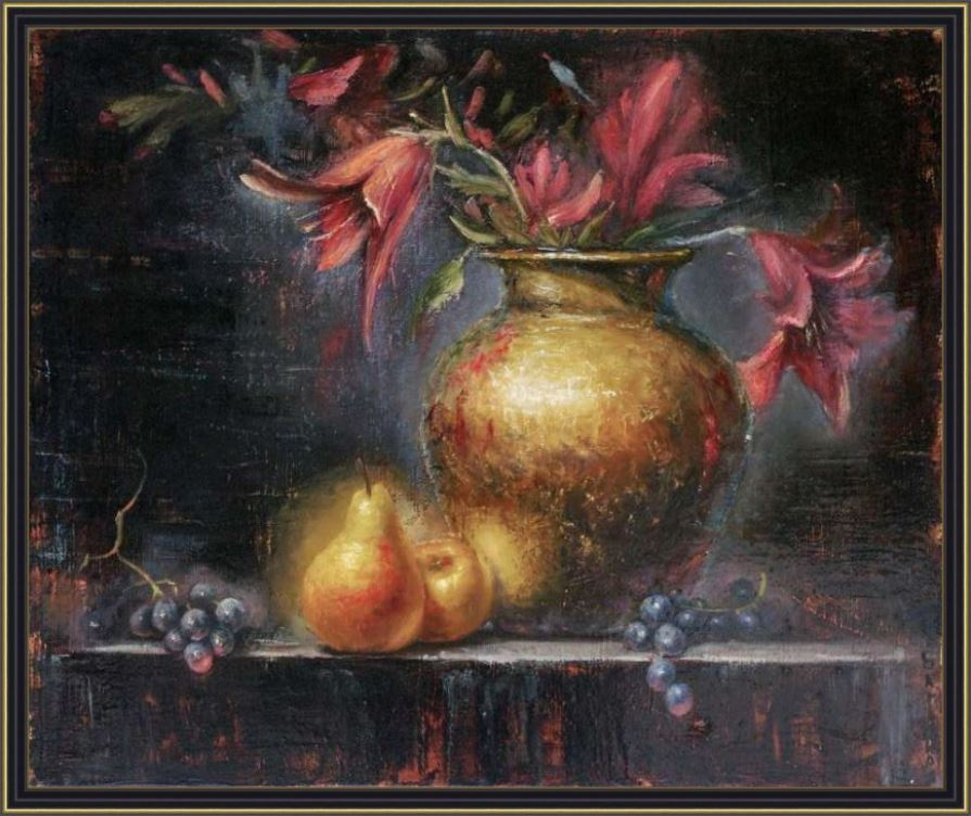 Still Life with Lilies and Pears