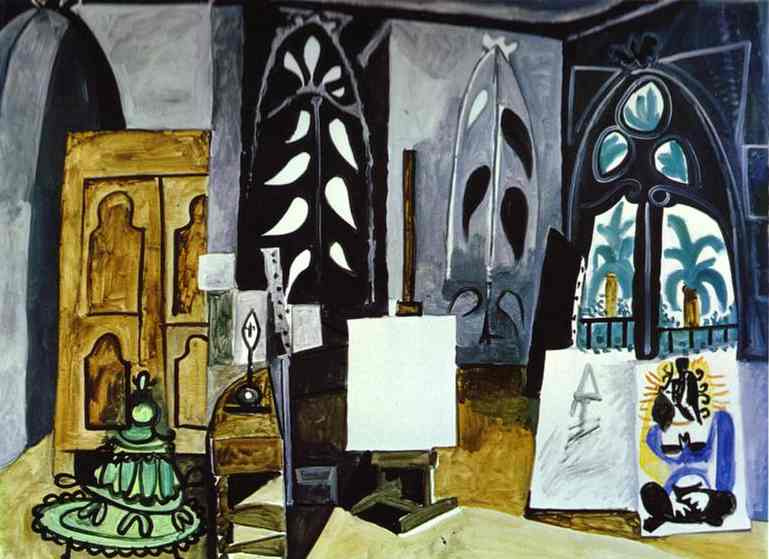 Пабло Пикассо. Мастерская на вилле Калифорния в Каннах