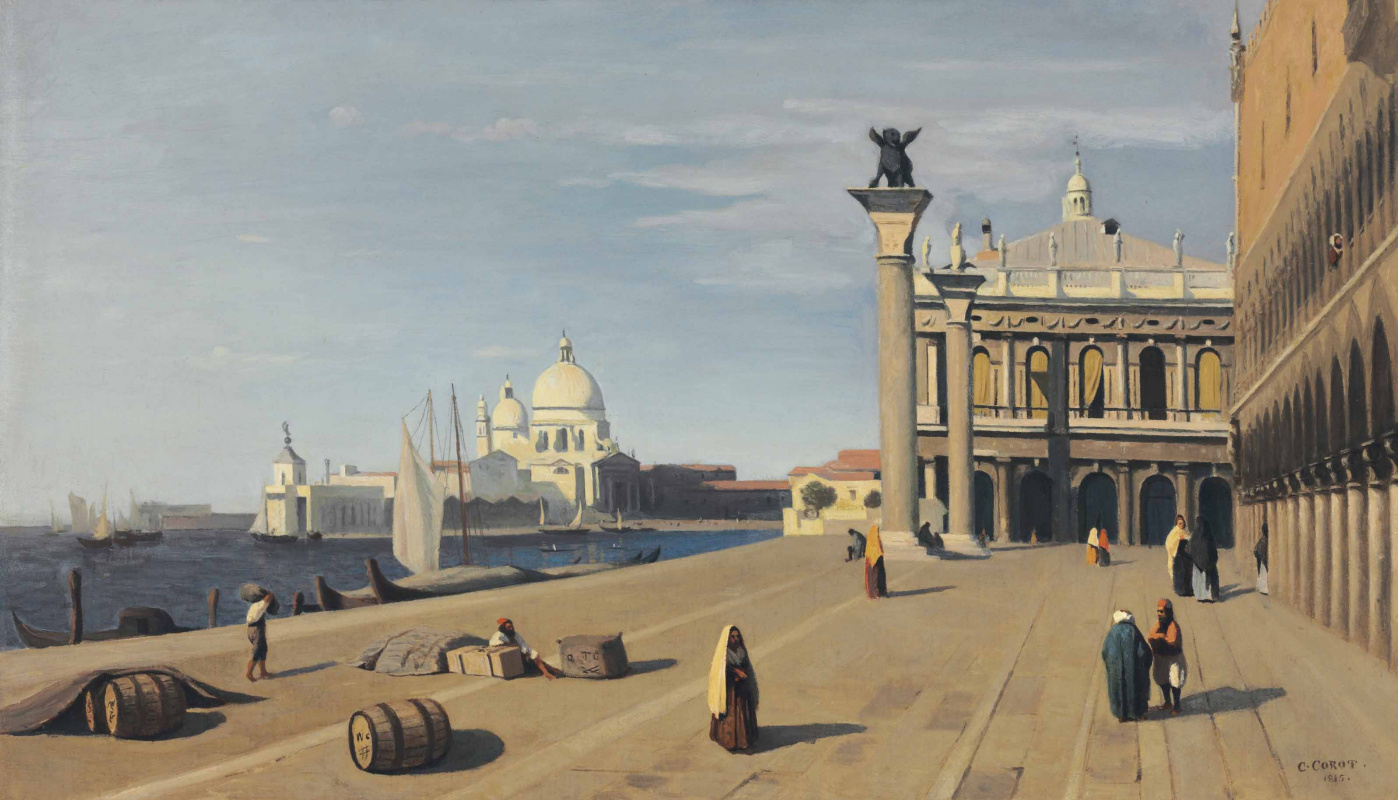 Камиль Коро. Венеция, вид со Славянской набережной