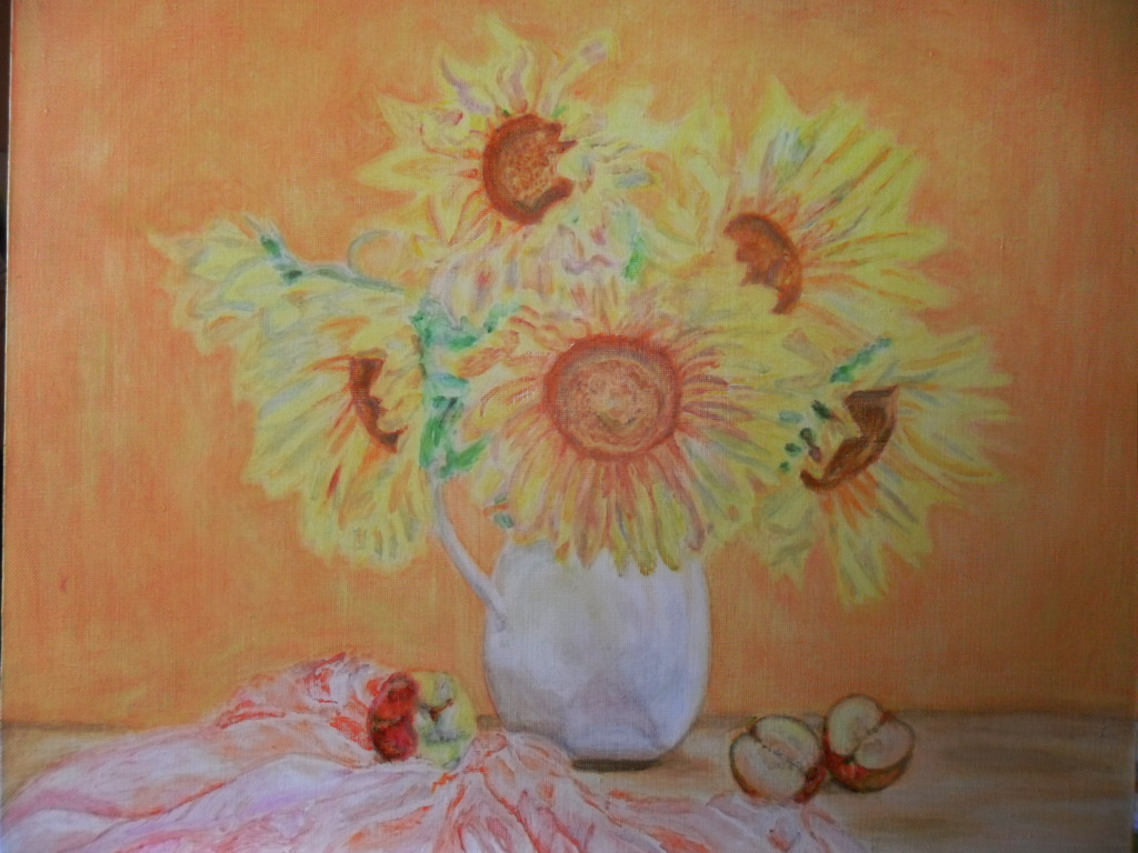 Гульнара Гафарова. Желтые цветы
