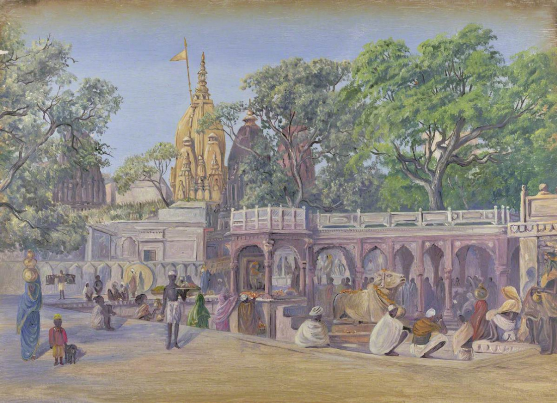 Марианна Норт. Золотой храм, Бенарес, Индия