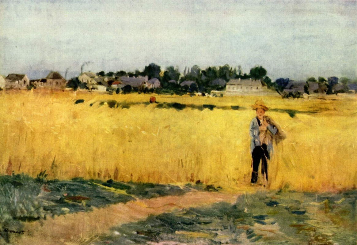 Берта Моризо. Пшеничное поле