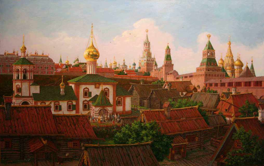 Sergey Glushkov. Подол Московского Кремля в 17 веке