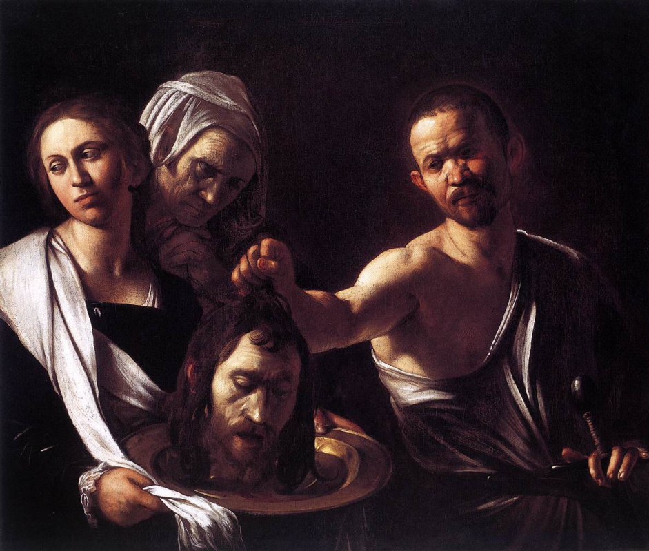 Микеланджело Меризи де Караваджо. Саломея с головой Иоанна Крестителя