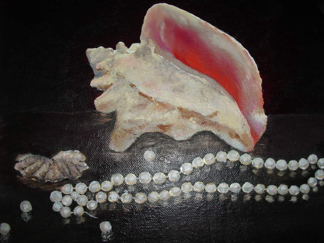 Ольга Владимировна Лозовая. Shells and pearls (Ракушка и жемчуг)