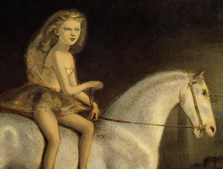 Девушка на белом коне
