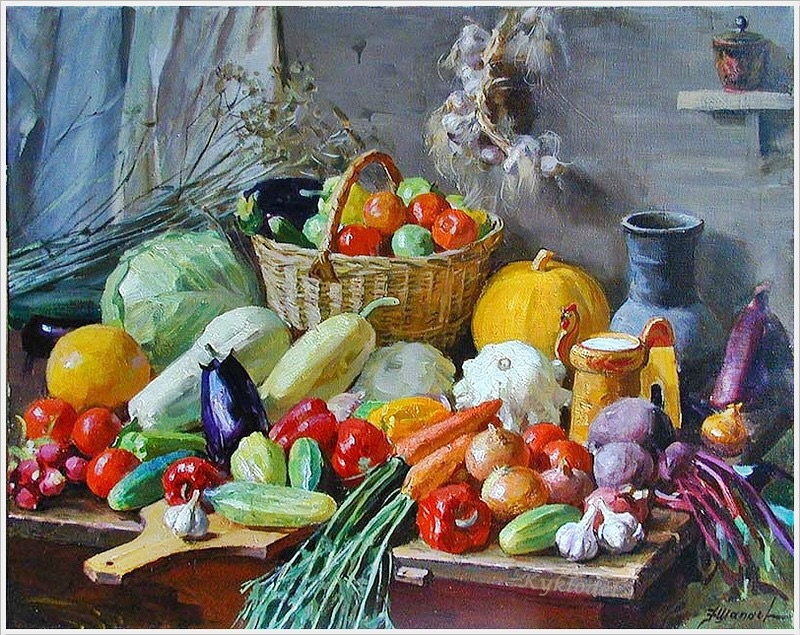 Федор Васильевич Шапаев. Овощи.