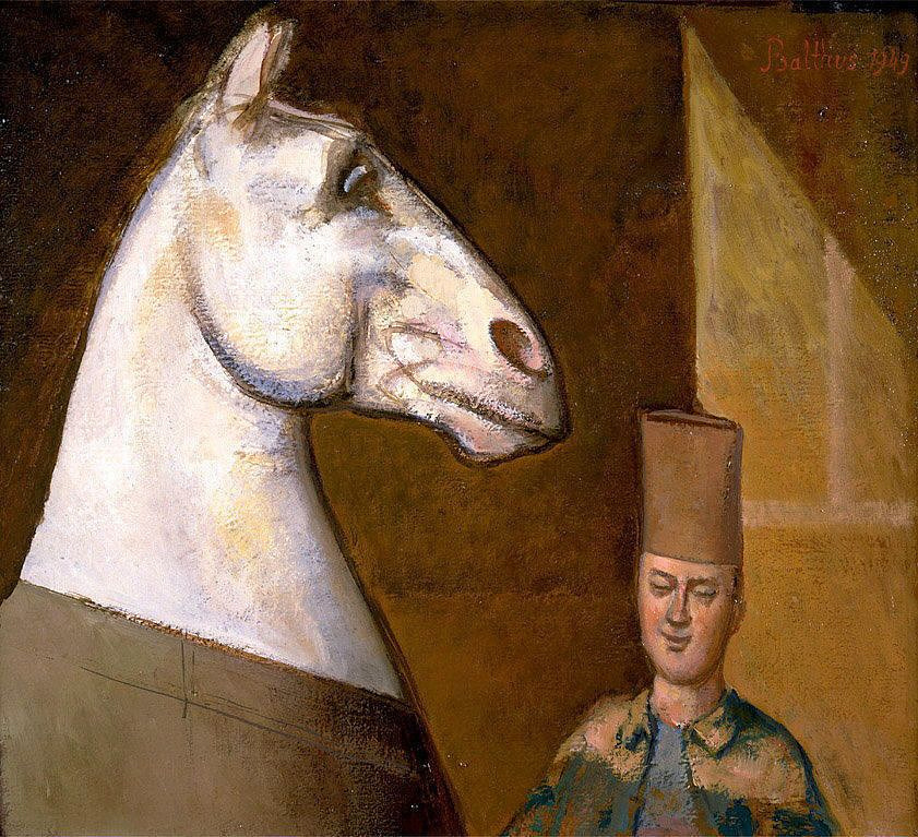 Бальтюс (Бальтазар Клоссовски де Рола). Марокканский конюх и его лошадь
