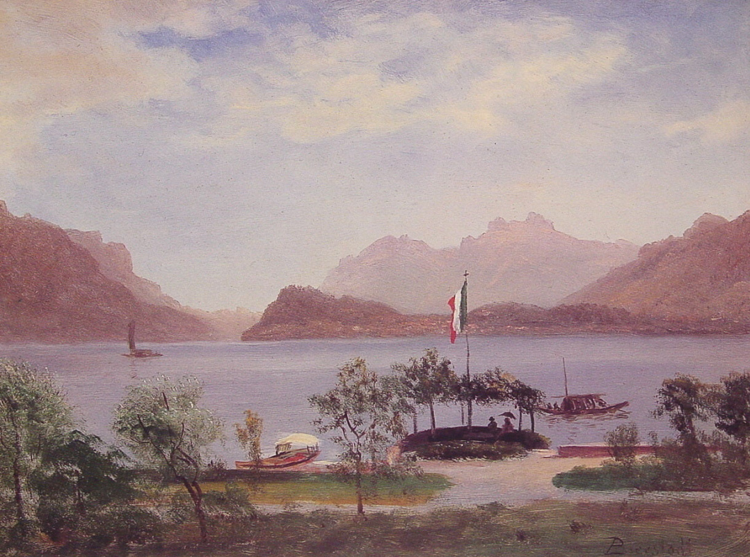 Альберт Бирштадт. Итальянское озеро