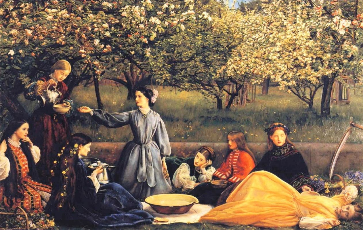Цветущие яблони (Весна)