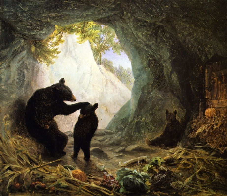 Уильям Холбрук Берд. Медведь и медвежата