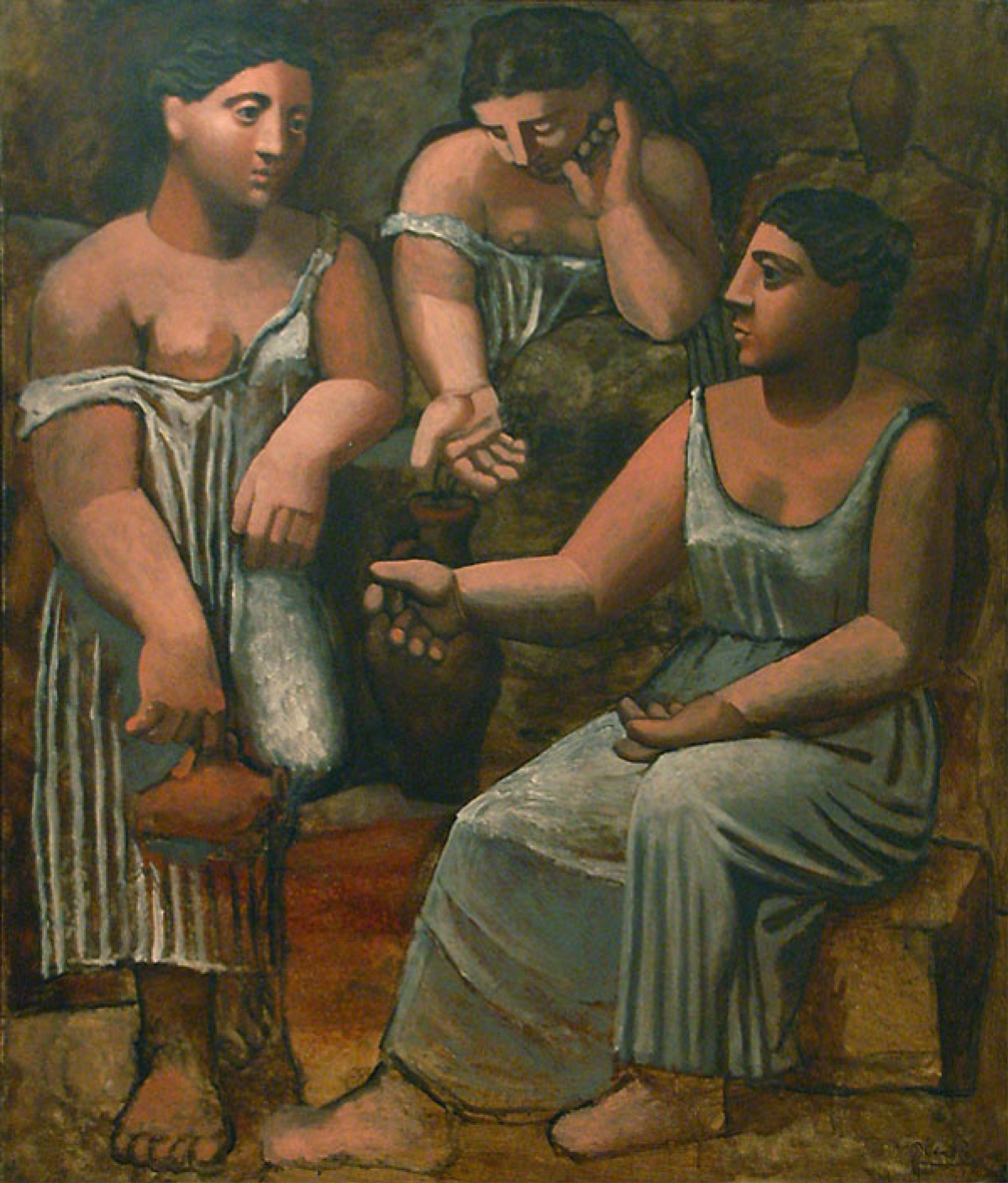 Пабло Пикассо - Три женщины у источника, 1921, 174×204 см