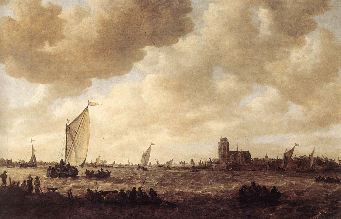 Ян ван Гойен. Вид на Дордрехт