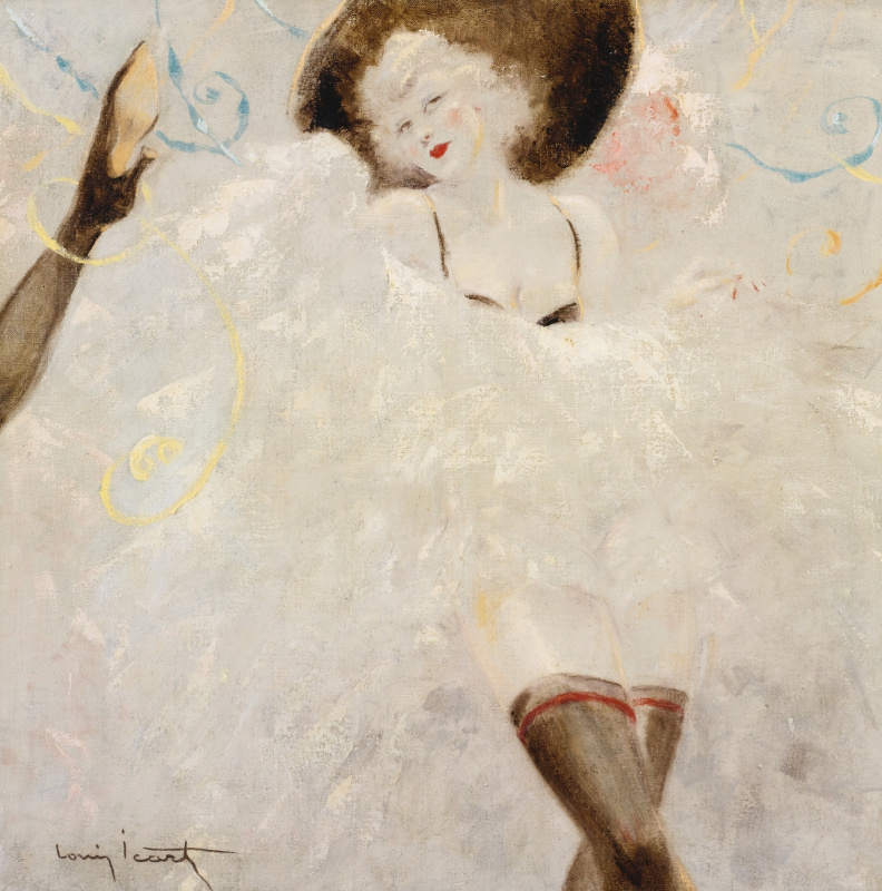 Икар Луи Франция 1888 - 1950. Танцовщица кан-кана.
