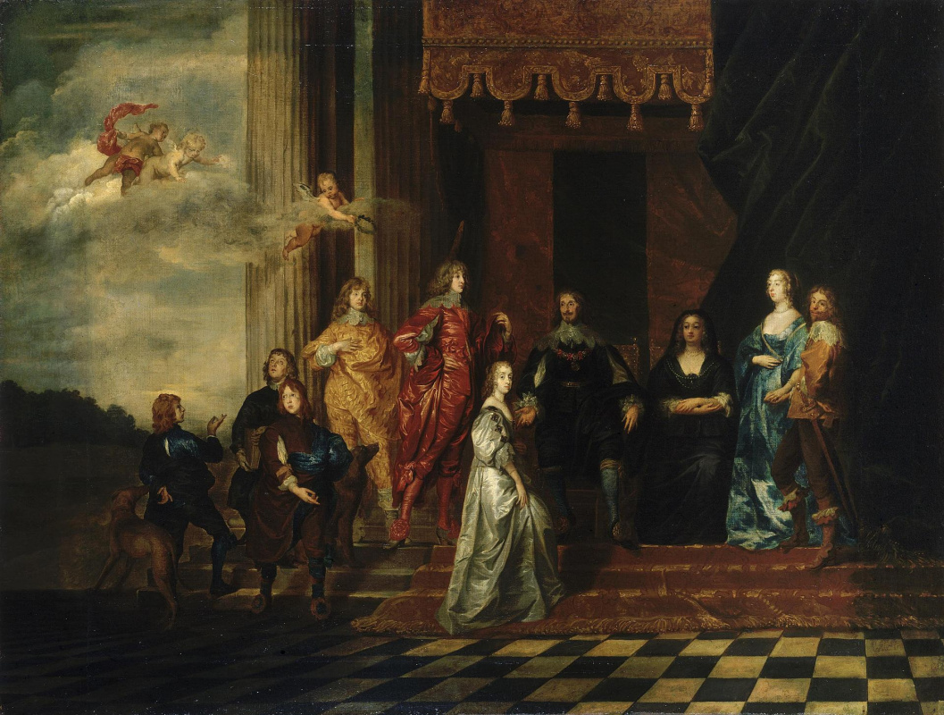 Антонис ван Дейк. Портрет графа Пемброка с семьей (копия)