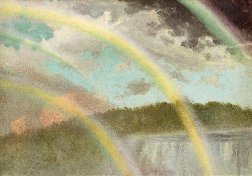 Альберт Бирштадт. Четыре радуги над Ниагарским водопадом