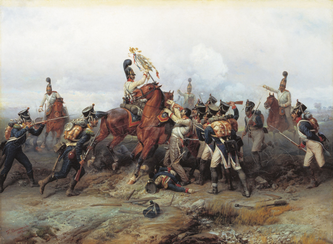 Богдан Павлович Виллевальде. Подвиг конного полка в сражении при Аустерлице в 1805 году. 1884