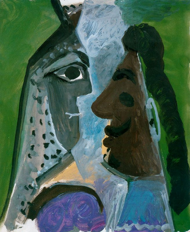 Пабло Пикассо. Лица мужчины и женщины