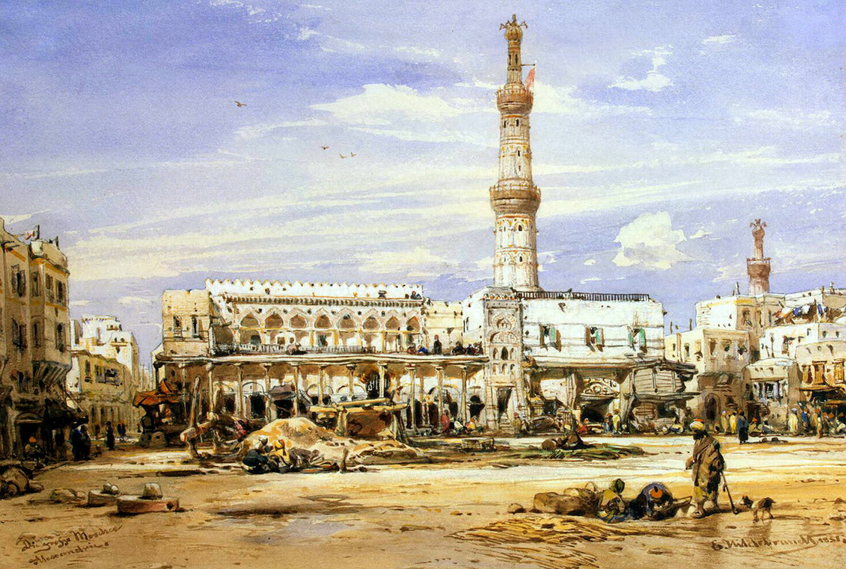 Эдуард Хильдебрандт. Большая мечеть в Александрии