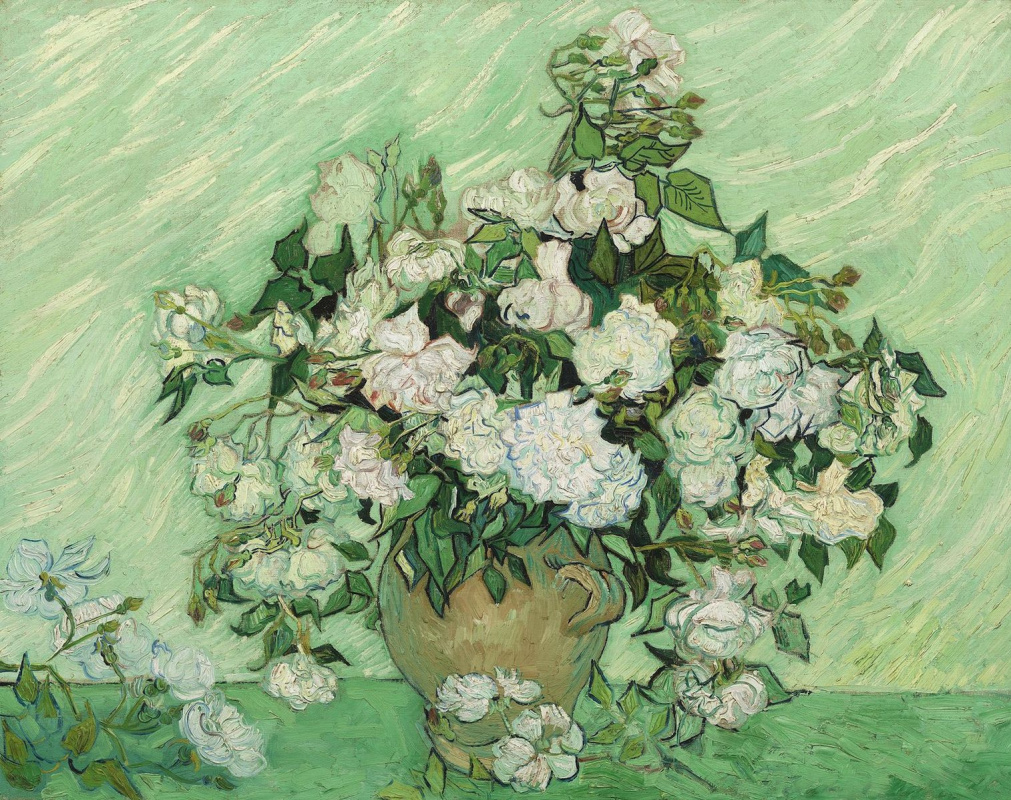 Винсент Ван Гог. Натюрморт Ваза с розами
