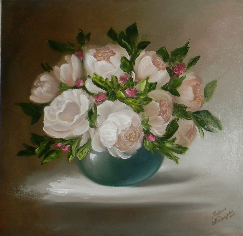 Александра Демидова. Белые розы