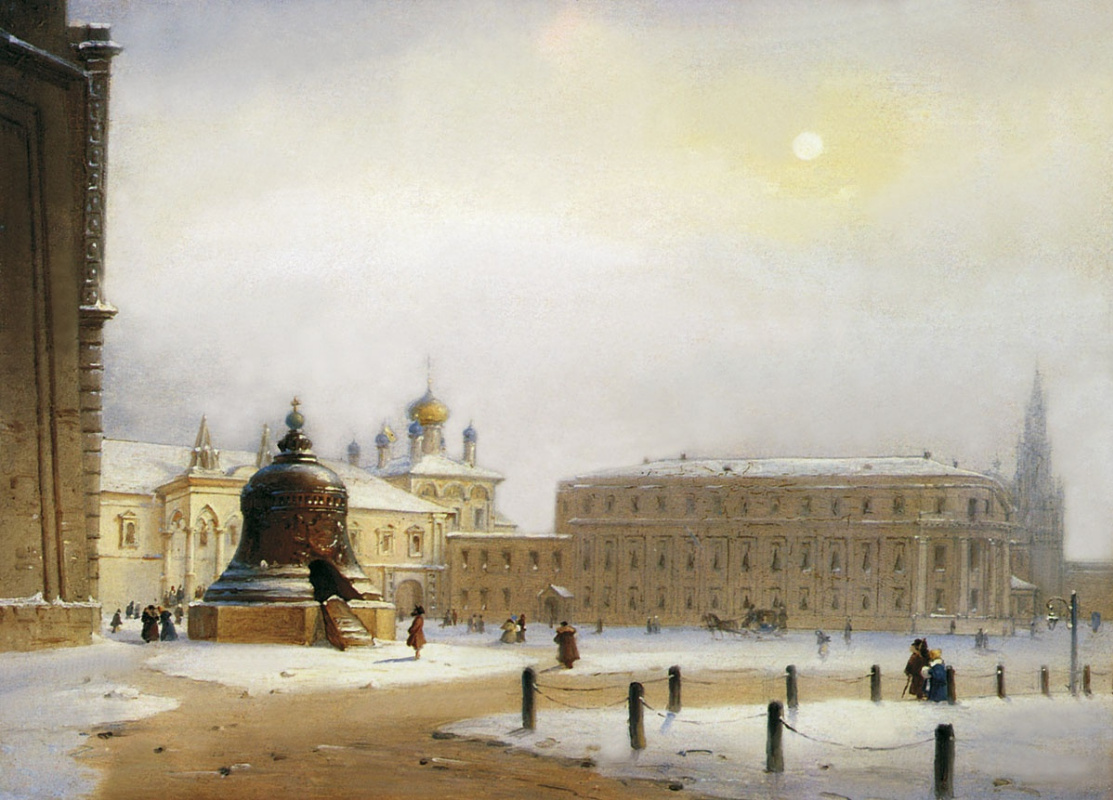 Карл-Фридрих Петрович Бодри Россия 1812 - 1894. Ивановская площадь в Москве