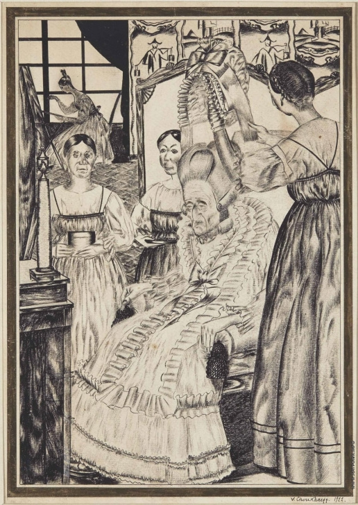 Василий Иванович Шухаев. Иллюстрация к «Пиковой даме». 1922