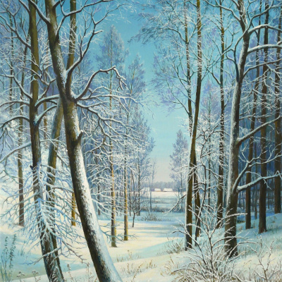 Юрий Николаевич Савельев. Зимнее утро (по мотивам Шишкина И.И.) Юрий Николаевич Савельев. Зимнее утро (по мотивам Шишкина И.И.)