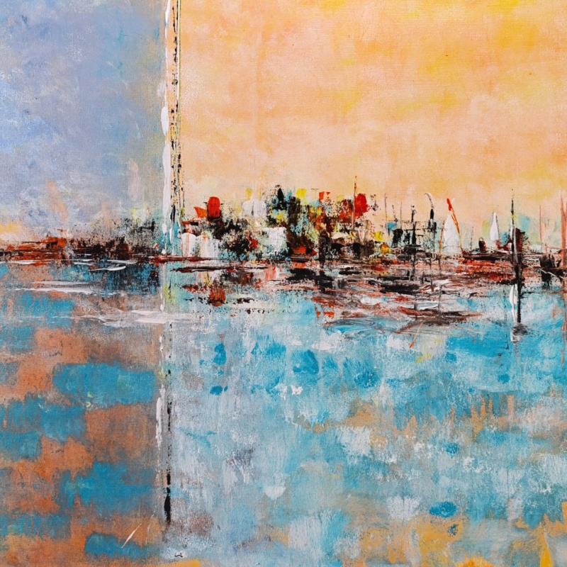 Ильгиз Муртазин - Jungle 1, 2025, 100×80 см: Описание произведения